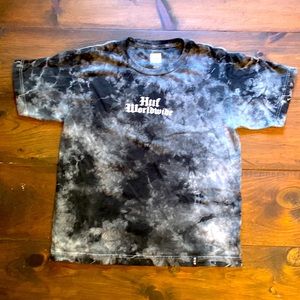 Huf black tie dye short sleeve shirt youth L